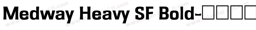 Medway Heavy SF Bold字体转换